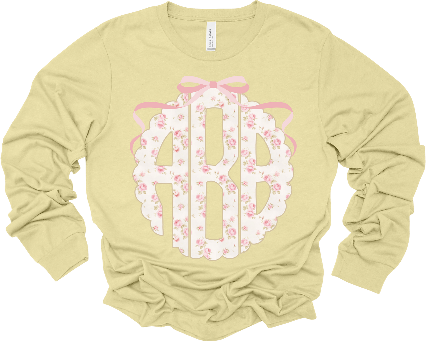 Pattern Scalloped Monogram