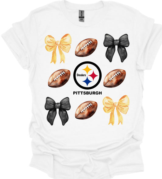 Black and Yellow Bows