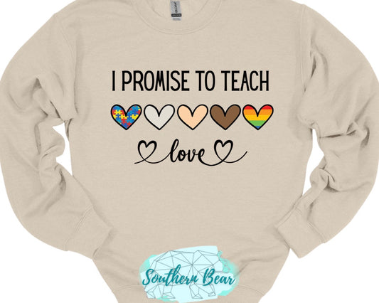 I promise to teach love