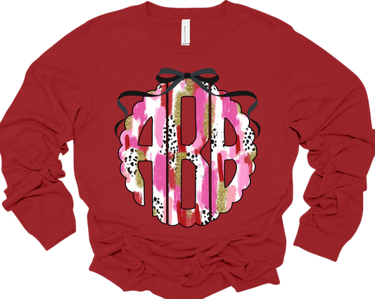 Pattern Scalloped Monogram