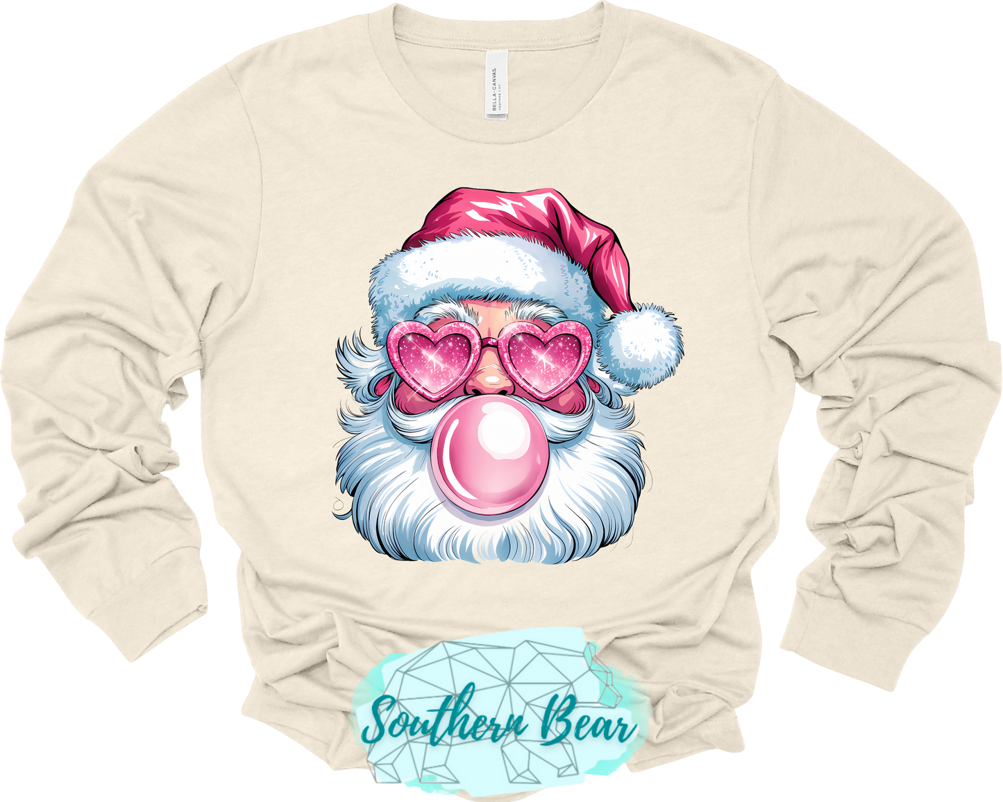 Santa bubble gum