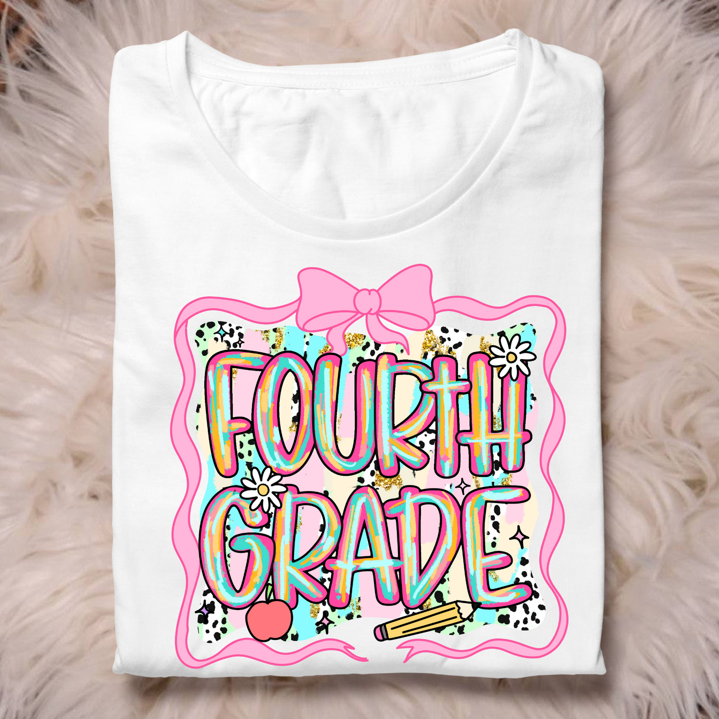Pink Brush Stroke Grade Level
