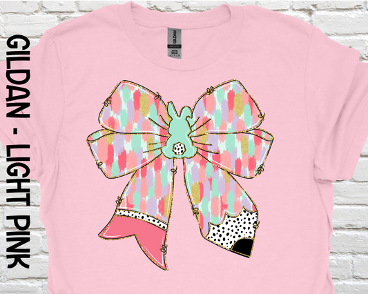 Easter Pencil Coquette Bow