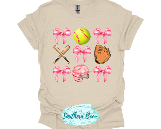 Softball & Bows