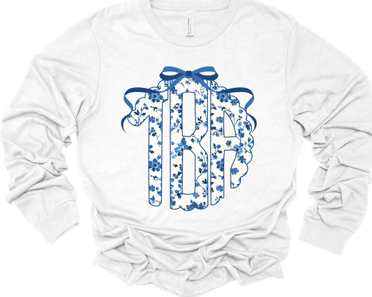 Pattern Scalloped Monogram