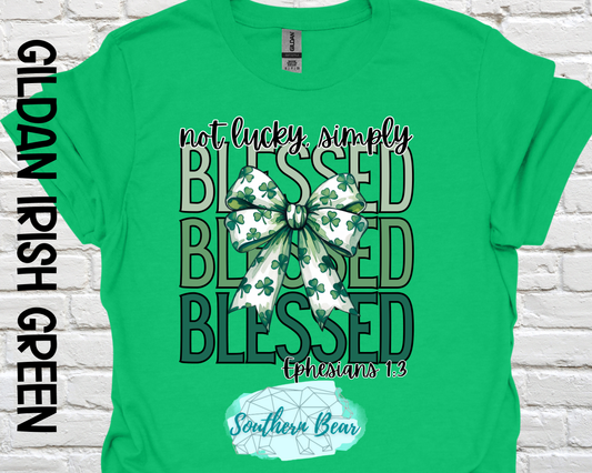 Not Lucky, Simply Blessed