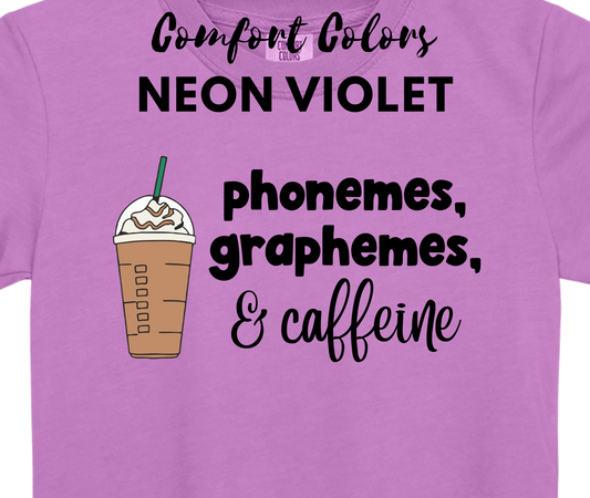 Phonemes, graphemes & Caffeine