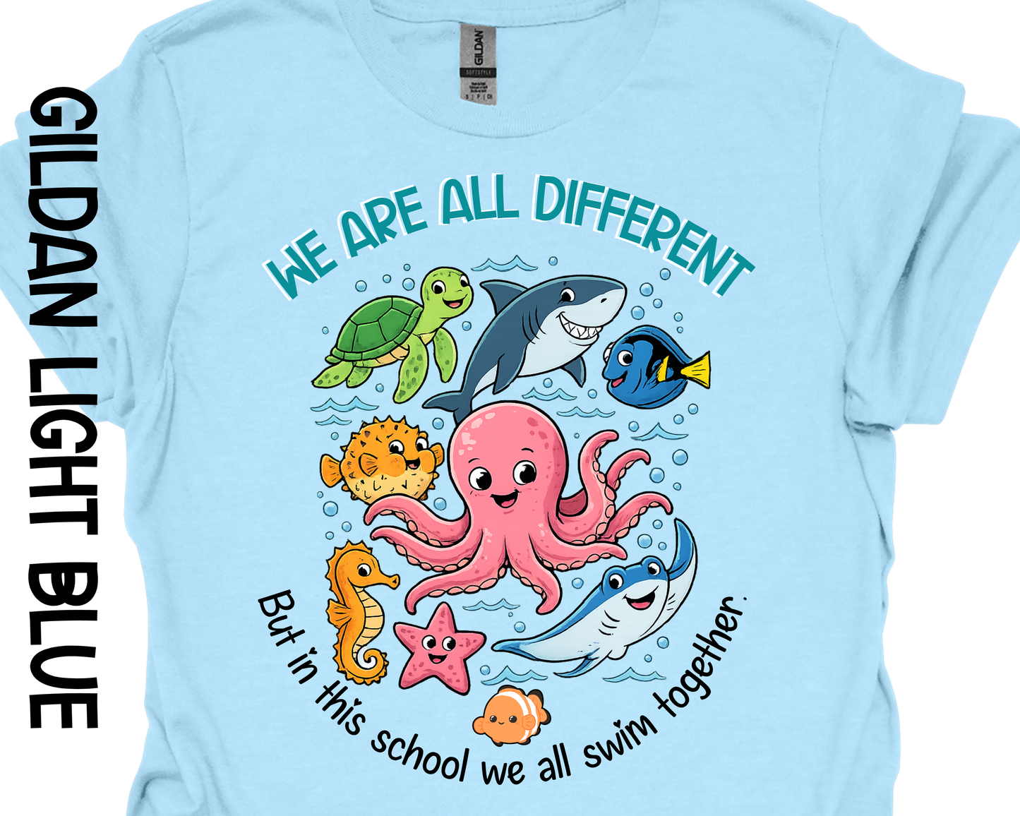 We are all different...Swim together