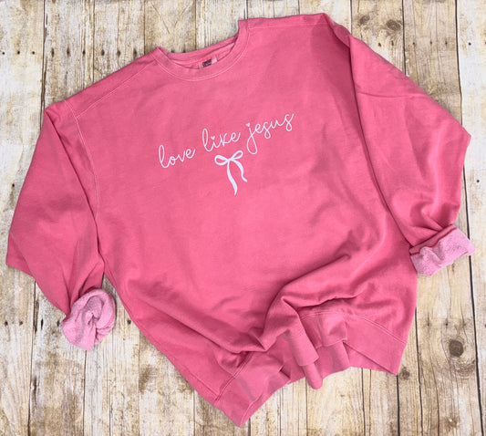 Love like Jesus w/bow