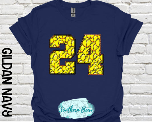 Softball Numbers-Custom