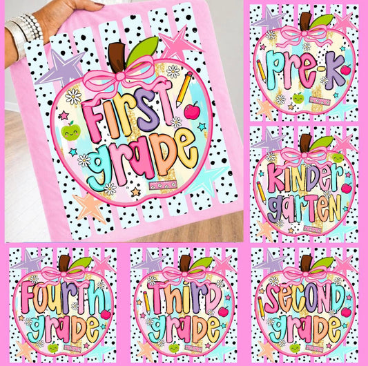 Pre-K to 4th Grade: Preppy Teacher Apple