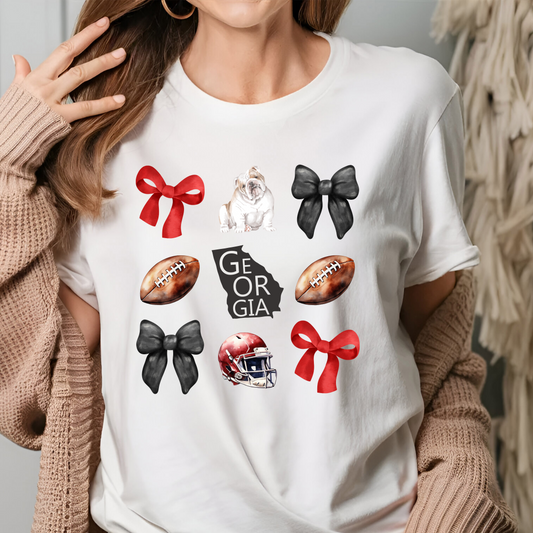 GA State Bows & Dawg