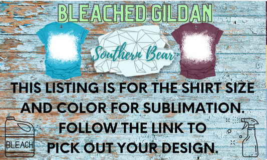 SUBLIMATION style blends and bleached