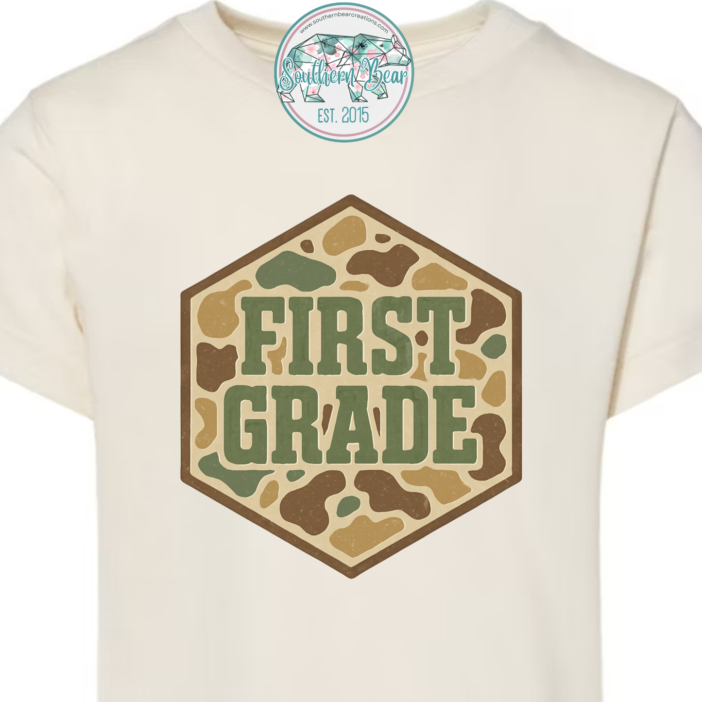 YOUTH: Pre-K to 5th Grade Camo 2: Grade levels