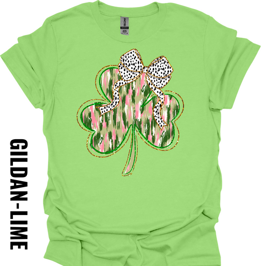 Brush stroke shamrock