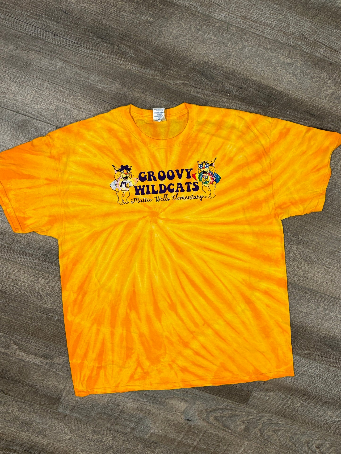 Tye-Dye Groovy Wildcats Tee