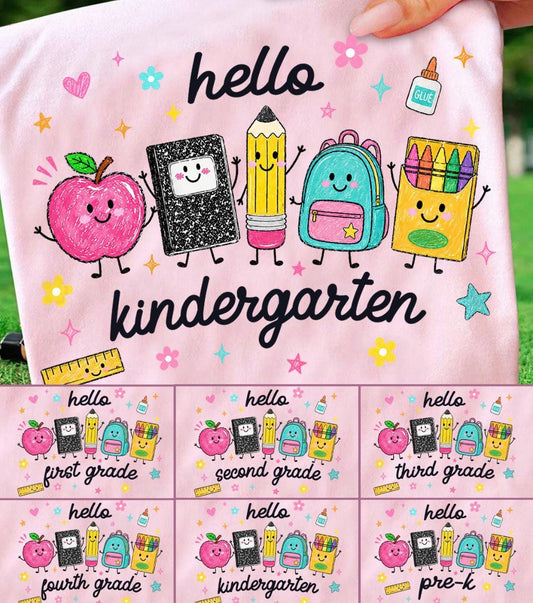 YOUTH: Pre-K to 4th Grade Cute School Supplies: Grade levels