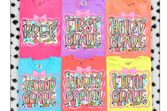 Pink Brush Stroke Grade Level