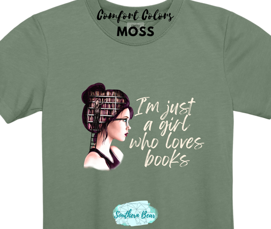 A girl who loves books