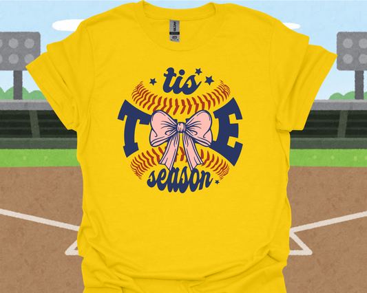 Tis the Season - baseball/softball bow