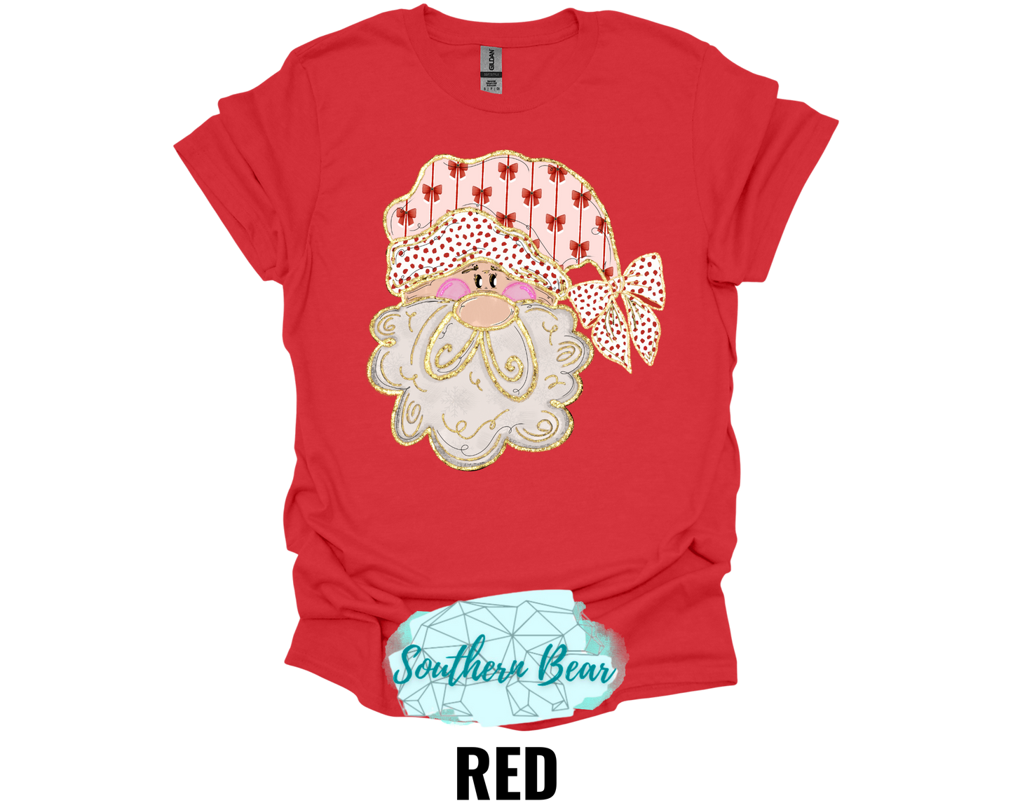 Santa Red Bow