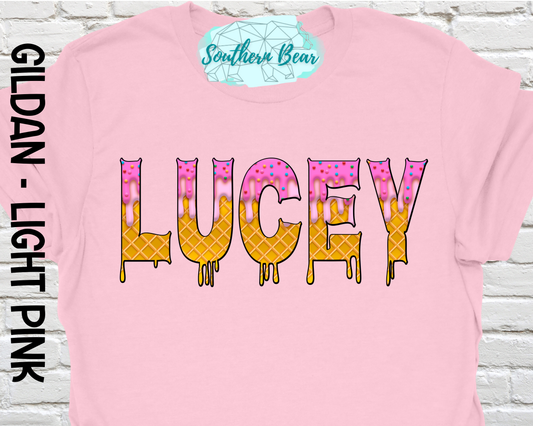 Ice Cream Drip Letters - Kids