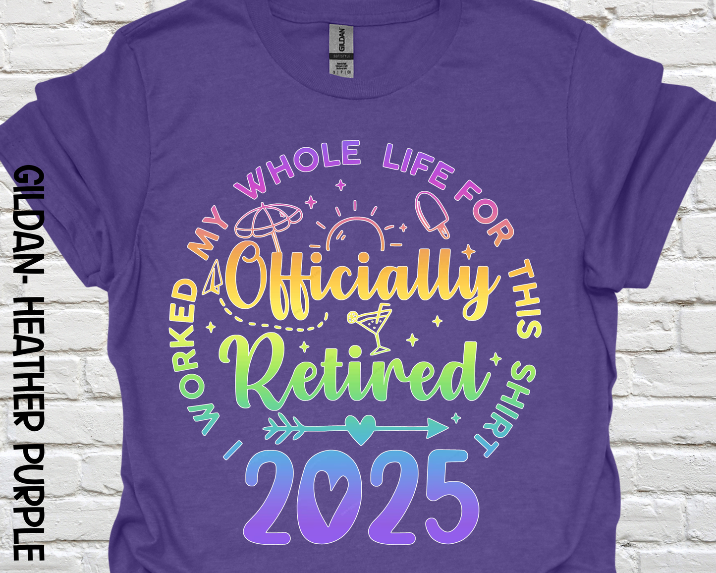 I worked my whole life for this shirt- Officially Retired