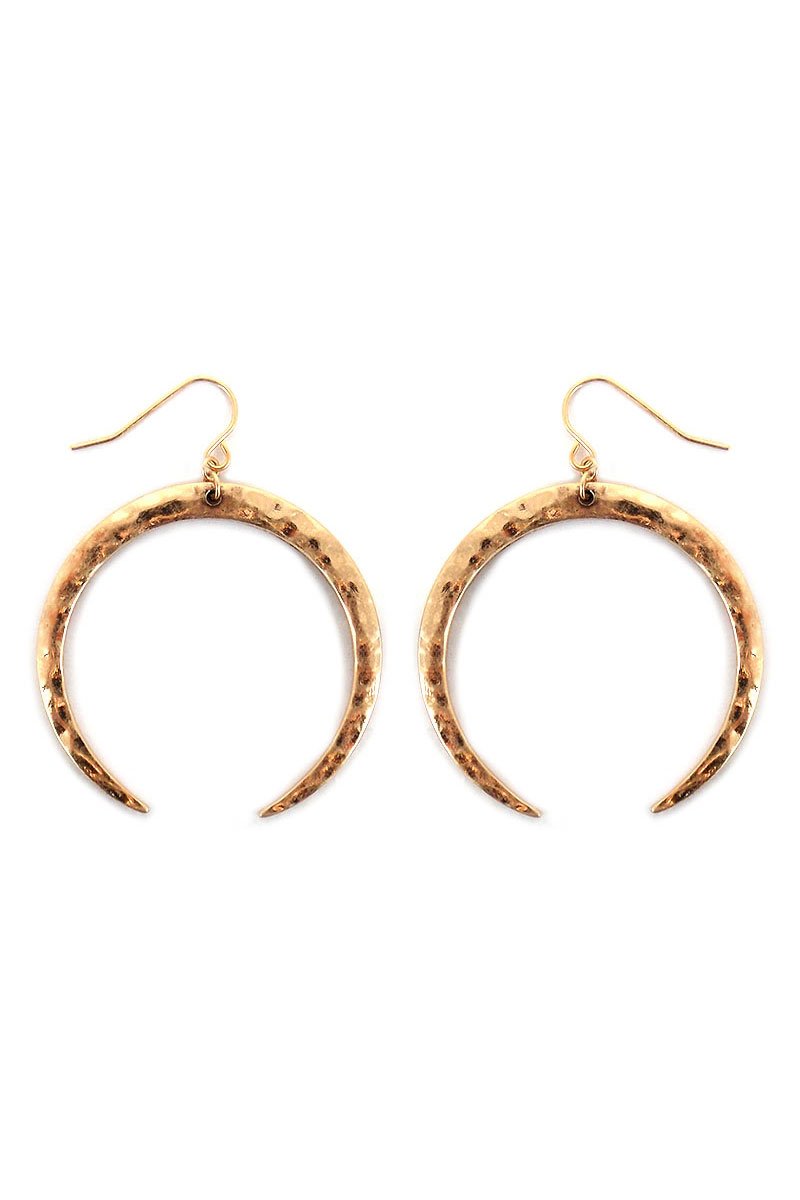 Double horn earrings