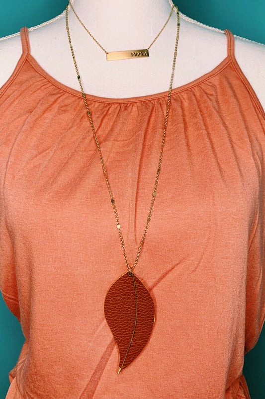 Leaf necklace