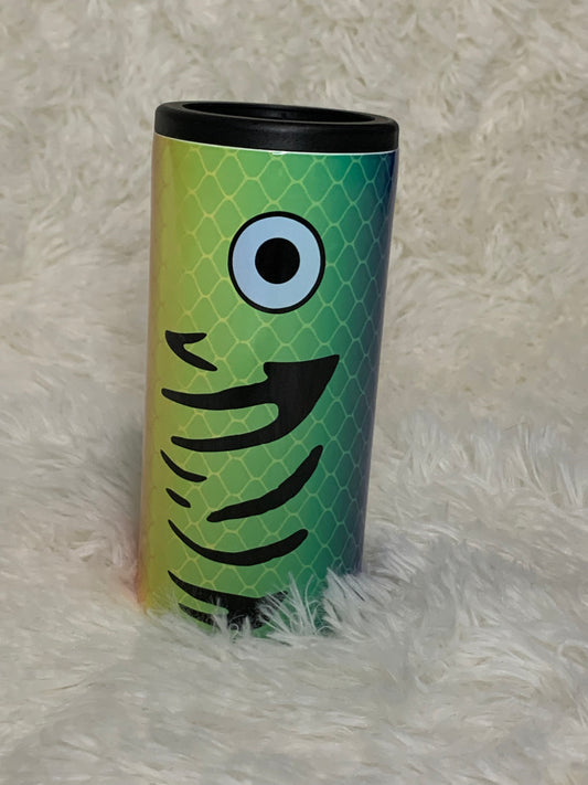 Skinny Can Coozie -Fishing Lure
