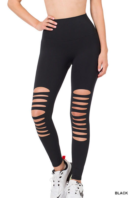 High Waisted Cut Leggings