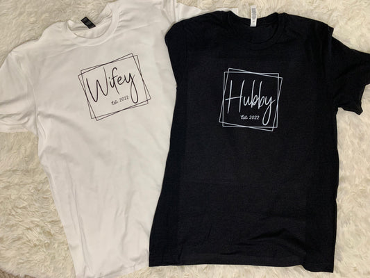 Wifey & Hubby Tee