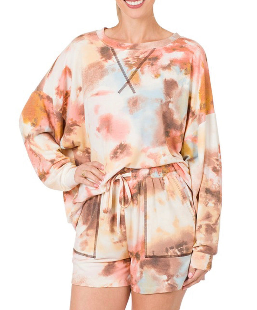 Tie Dye Oversized Lounge Set