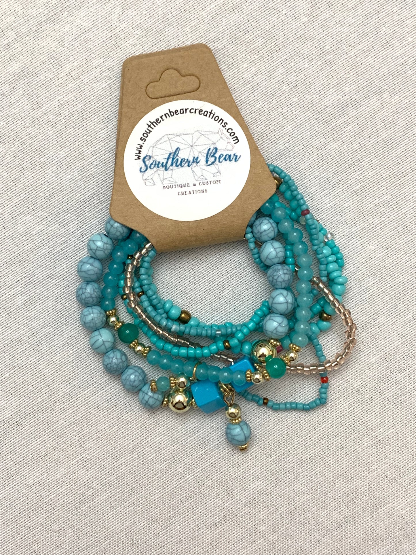 Beaded bracelet set