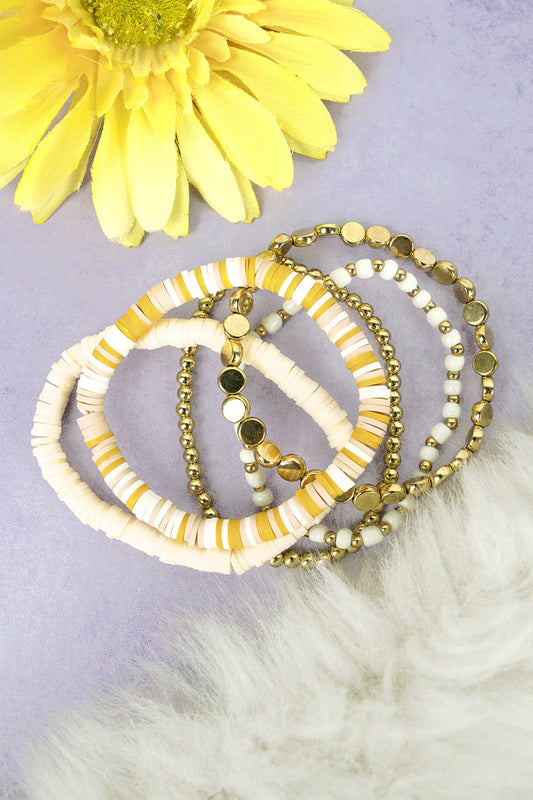 Neutral Goldtone Bracelet Set