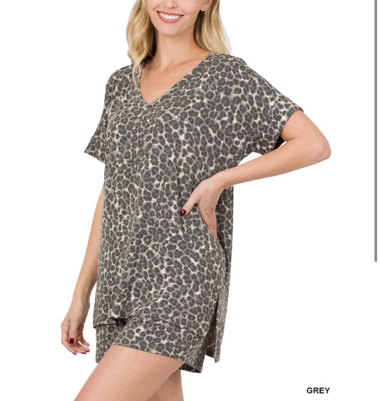 Leopard Lounge Set