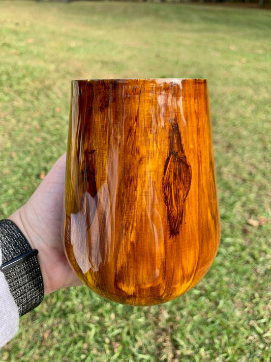 Wood Grain Tumbler Design