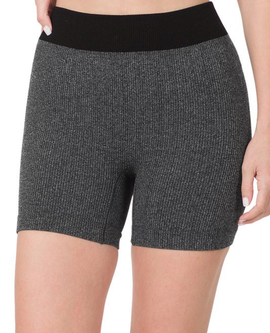 Ribbed Seamless Shorts