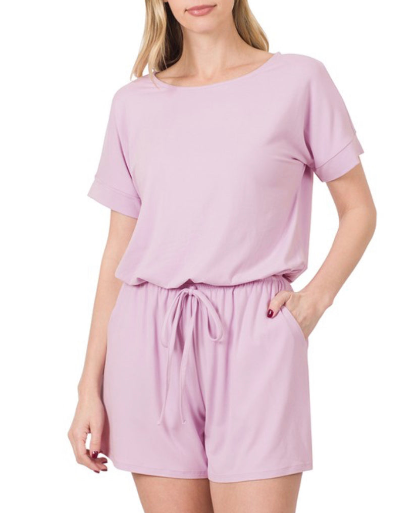 Dusty Lavender Romper