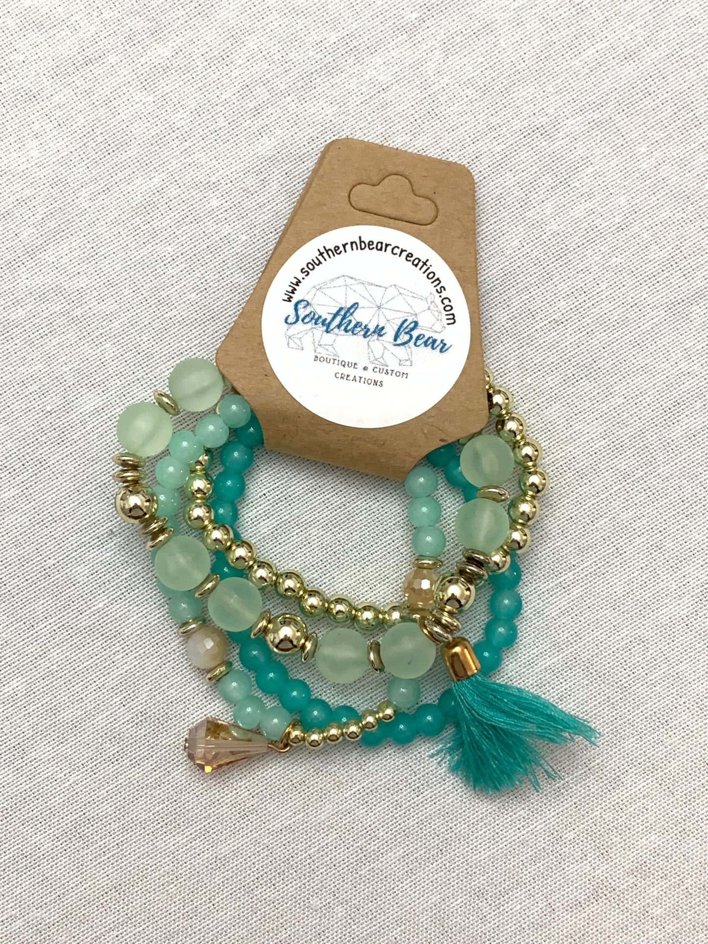 Beaded bracelet set
