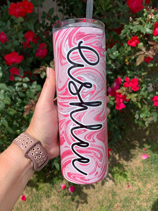 Skinny 20 oz. Color swirl