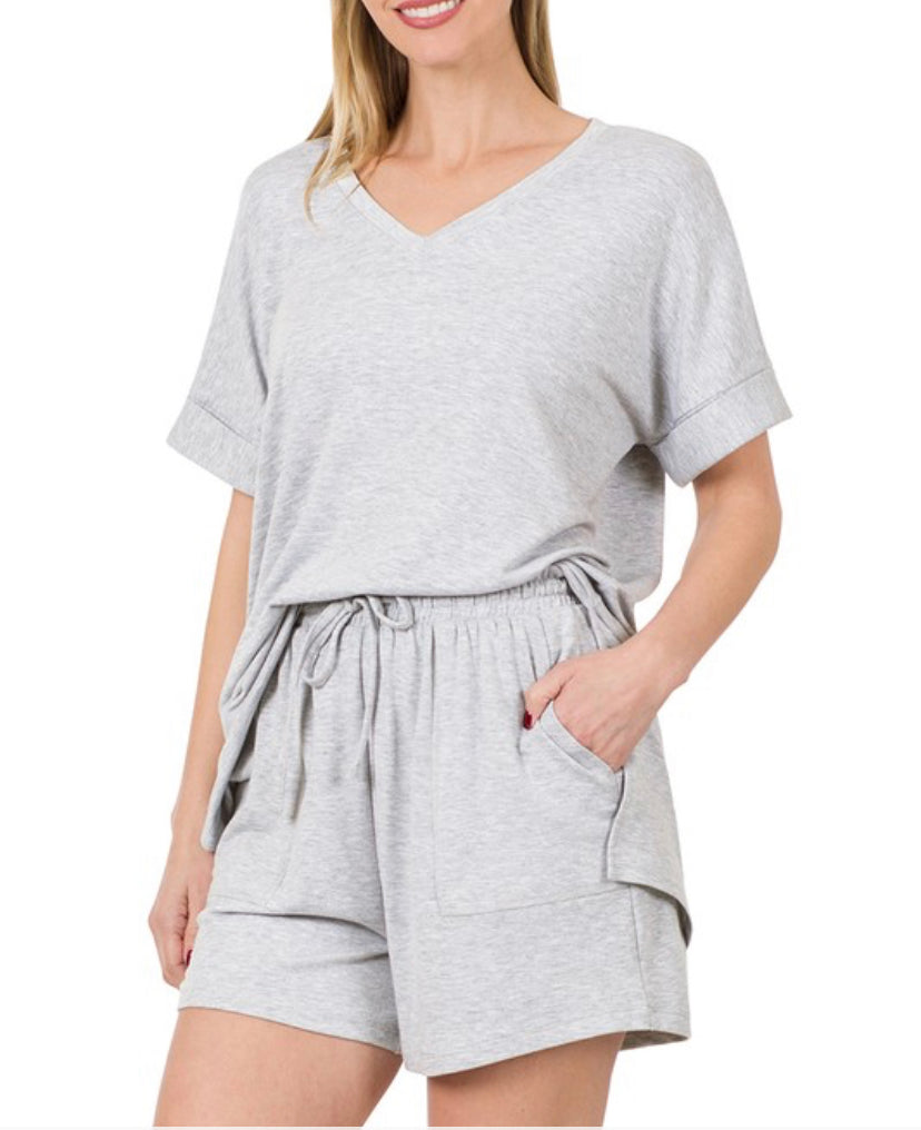 Grey Loungewear Set