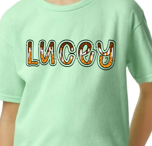 Ice Cream Drip Letters - Kids