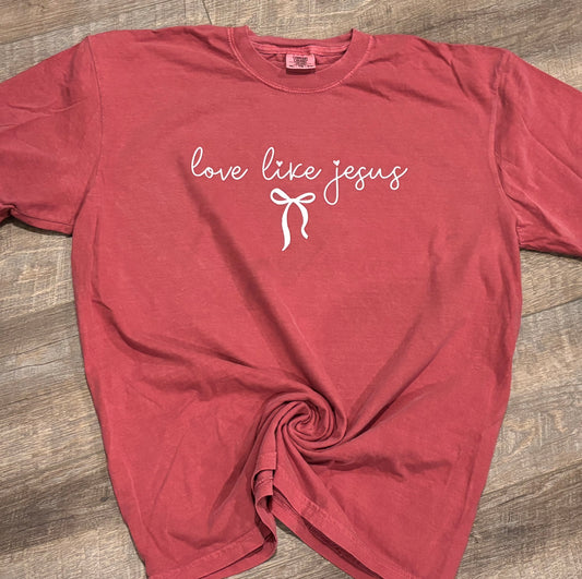 Love like Jesus w/bow
