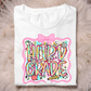 Pink Brush Stroke Grade Level