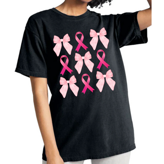 Pink ribbon & bows