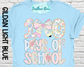 100 days of School pink and blue