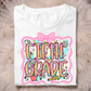 Pink Brush Stroke Grade Level