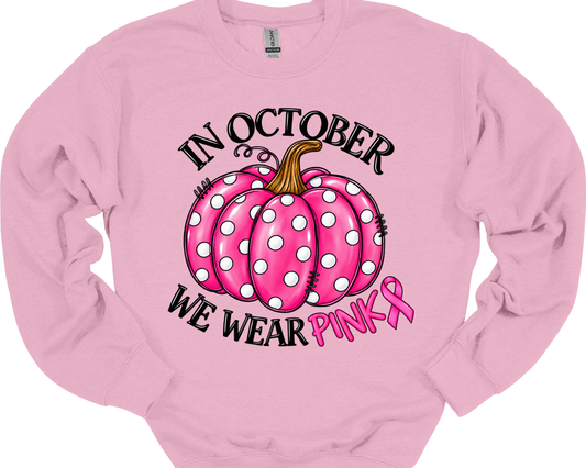 In October we wear PINK