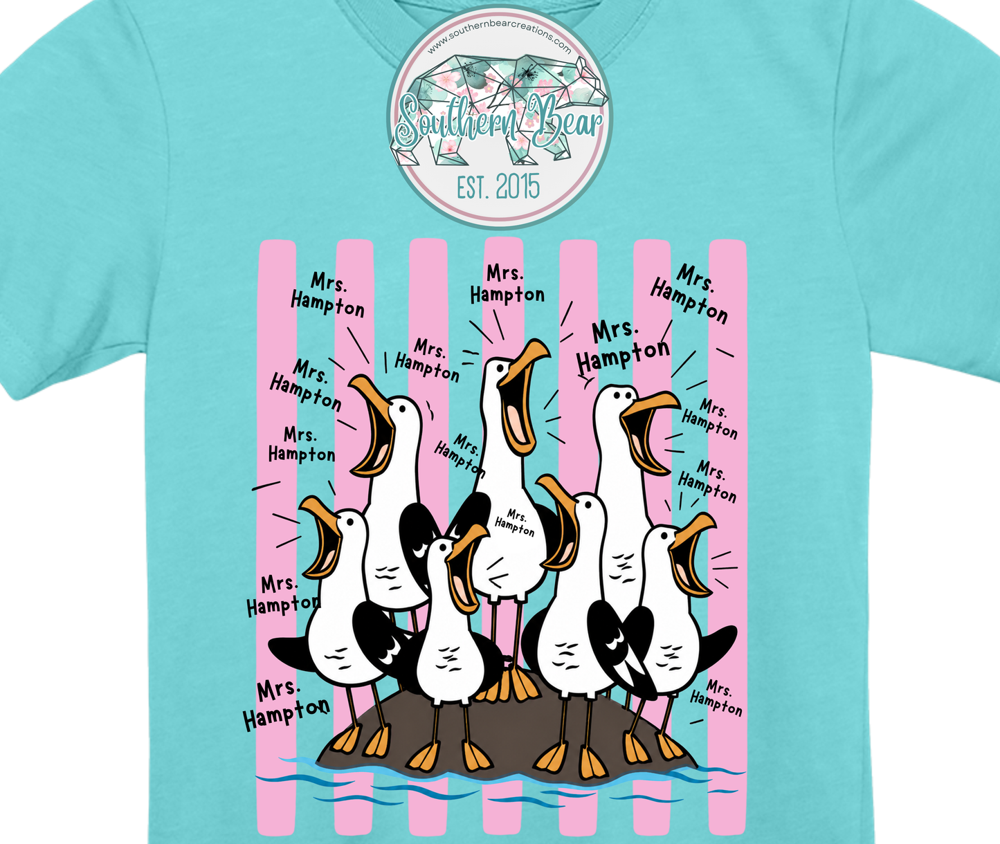 Seagull Personalized Teacher Tee